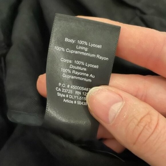 Babaton black Lawson trench coat size XXS - Picture 7 of 7